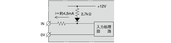 接点・無接点オープンコレクタ入力部