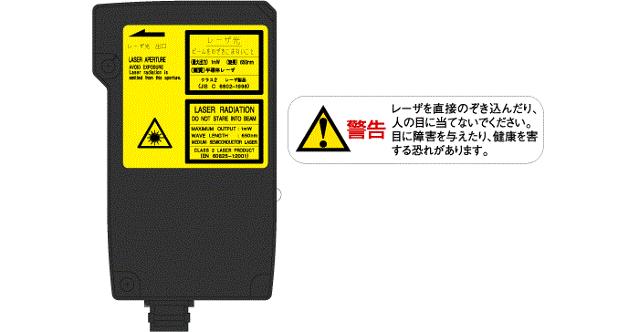 レーザーに関する注意事項