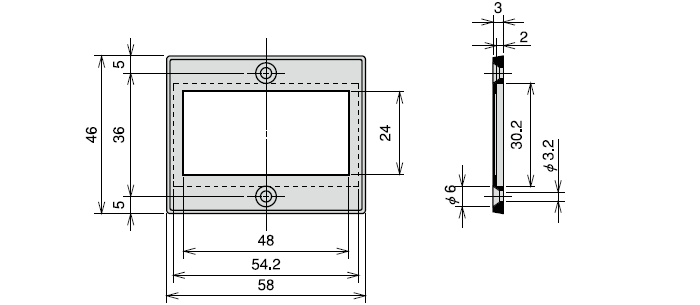 CB-13　AC-NEA6用取付け枠