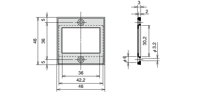 CB-14　AC-NEA4用取付け枠