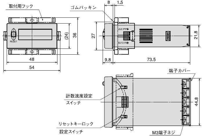 DC-JA7-AW/DC-JA7-DW/DC-JA7-V