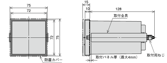 DC-M72×72mmタイプ