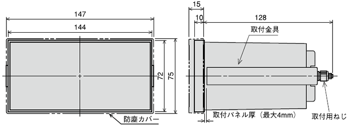 DC-M72×144mmタイプ