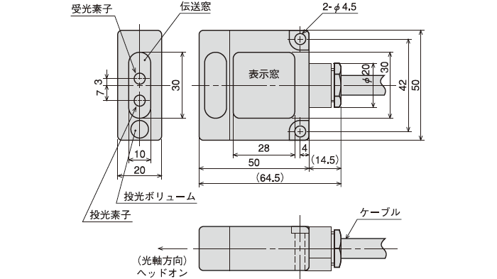 (ヘッドオンタイプ) DMG-GB1/DMG-GB2