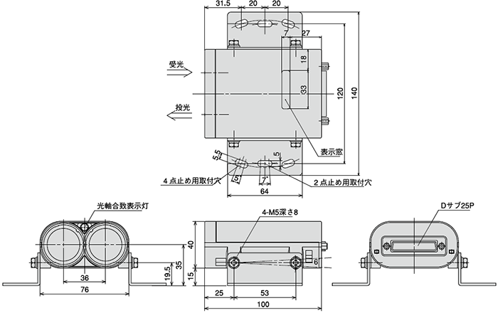 ブラケット取付状態　WZ00029（オプション）