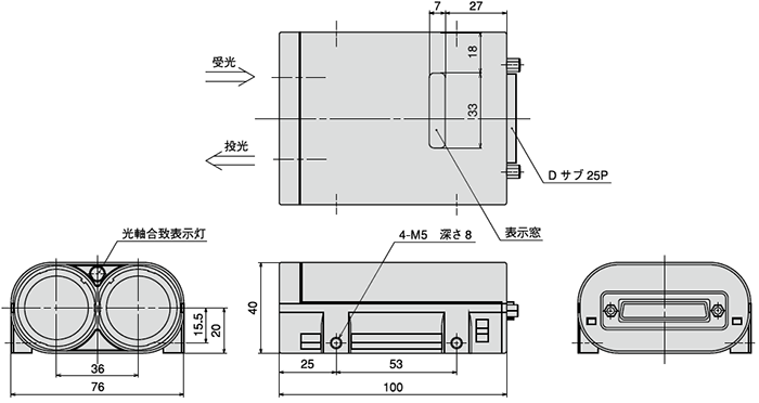 光データ伝送装置　EWF