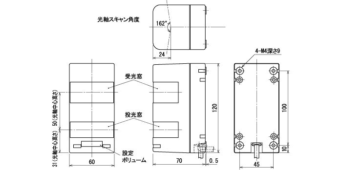 本体外形図