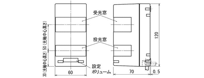 本体外形図