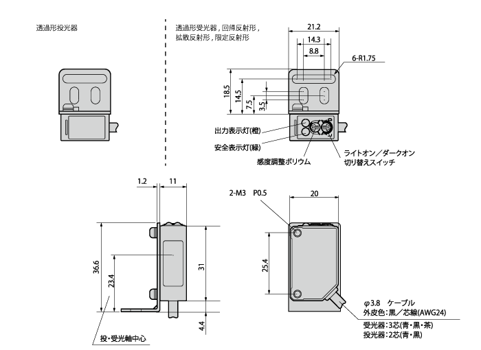 付属の取付金具使用時