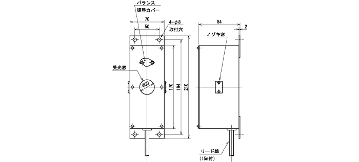 受光器 （LP-1D-W/LP-1D-L）