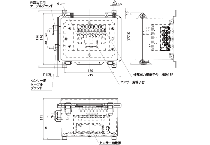 測域センサBOX(RSC-C)